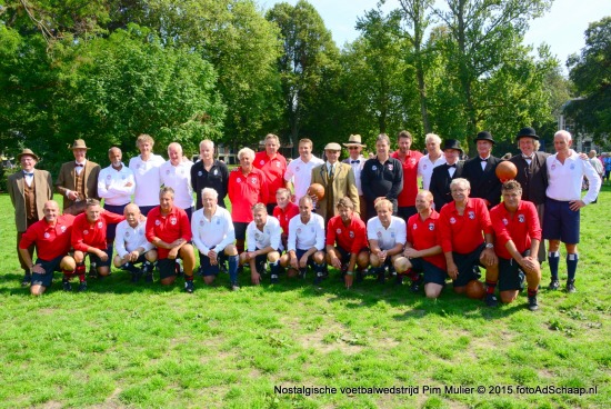 Geslaagde historische voetbaldag Pim Mulier