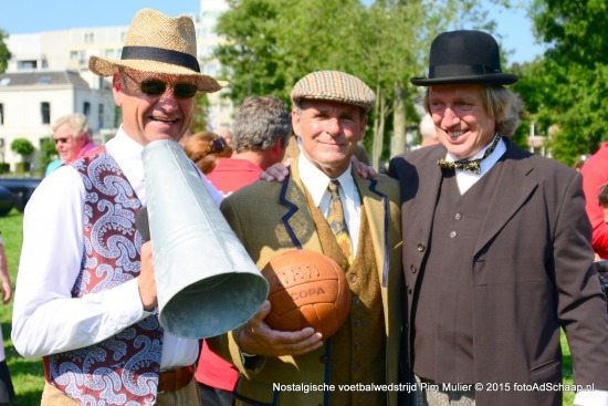 Geslaagde historische voetbaldag Pim Mulier